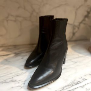 Alexander Wang Black Leather Boots, Size 37, LIKE NEW!